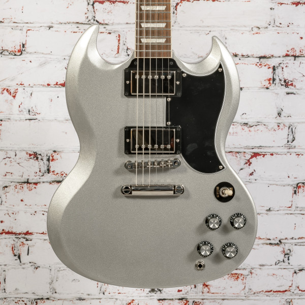 Gibson - SG Standard '61 Silver Stop Bar - Elecitric Guitar - Silver ...