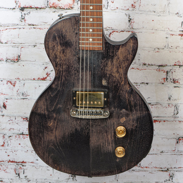 Gibson - 2016 Les Paul CM Electric Guitar Transparent Black - w