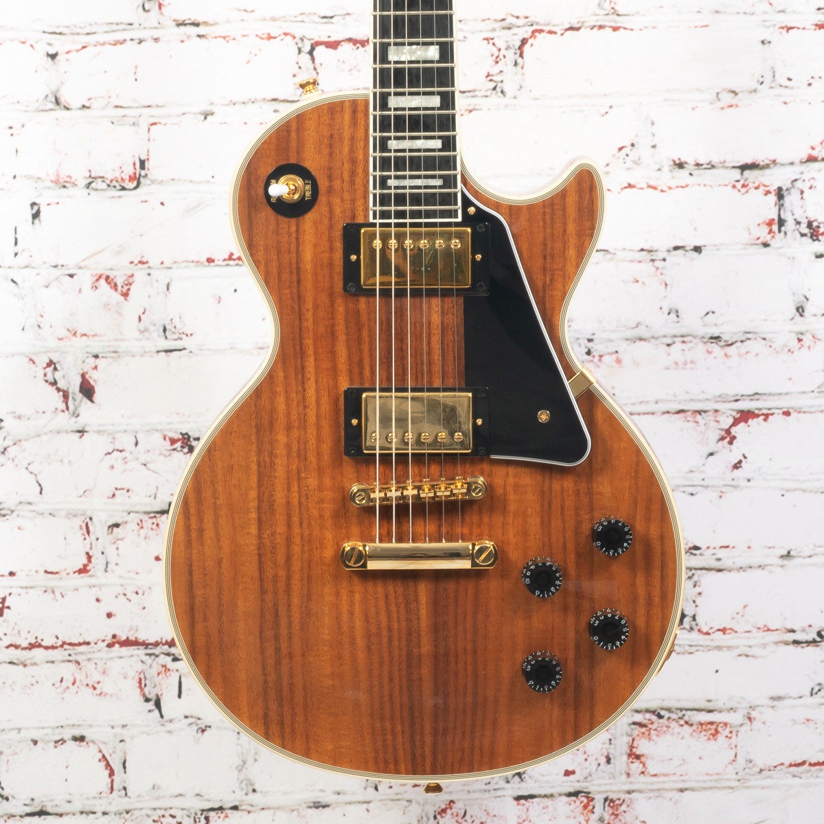 Epiphone - 2022 Les Paul Custom Koa Natural w/Bag - USED