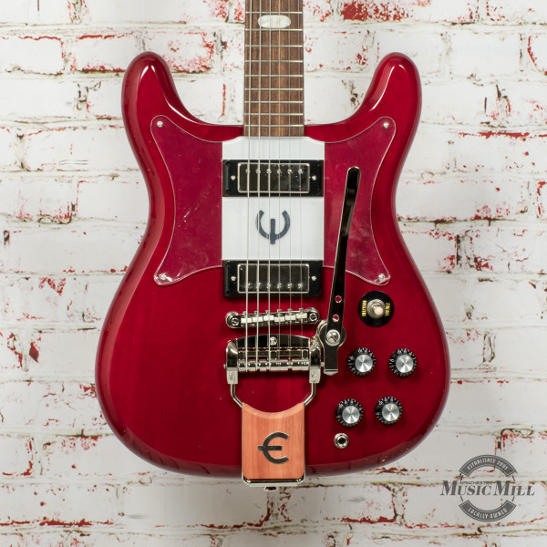 人気沸騰】 Epiphone Limited Crestwood red ハードケース付 エレキ