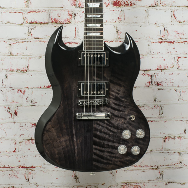 Gibson SG Modern Electric Guitar Transparent Black Fade
