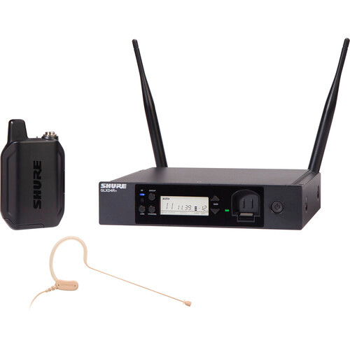Shure - GLXD14R+/MX53-Z3 - Digital Wireless Rack System with MX153