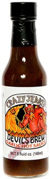 Crazy Jerry's Devil Brew Garlic Hot Sauce