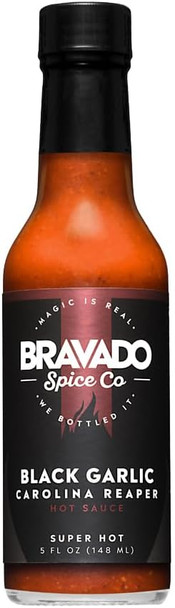 Bravado Spice Company Black Garlic Carolina Reaper Hot Sauce