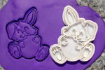 Easter Bunny with egg cutter and embosser