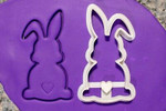 Easter Bunny with Heart Tail cutter and embosser