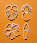 Tropical luau cutter and embosser set