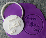 Happy Father's Day cutter and embosser