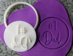 Father's Day cookie cutter set of 4