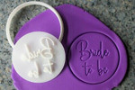 Bride to be engagement cutter and embosser