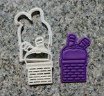 Santa stuck in chimney cutter and embosser