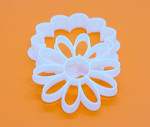 Flower cookie cutter and embosser, fondant stamp, 3D Printed