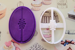 AFL Footy cookie cutter and embosser set, fondant stamp, 3D Printed