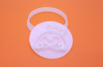 Corgi butt cookie cutter and embosser, cookie stamp 3D Printed