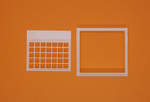 Calendar cookie cutter, fondant embosser, 3D Printed