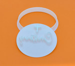 Christening cookie cutter and embosser, cookie stamp 3D Printed