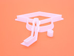 Graduation cap cookie cutter and embosser, cookie stamp 3D Printed
