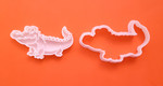 Australian Animals cookie cutter and embosser, cookie stamp 3D Printed