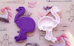 Australian Animals cookie cutter and embosser, cookie stamp 3D Printed