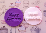 Happy Birthday - style 4 cutter and embosser