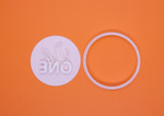 Wild One cookie cutter, Style 1, embosser, fondant stamp, 3D Printed