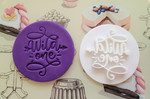 Wild One cookie cutter, Style 2, embosser, fondant stamp, 3D Printed