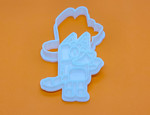 Bluey and Bingo cookie cutter and embosser, fondant stamp, 3D Printed