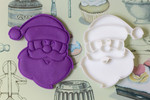 Santa Claus cookie cutter and embosser