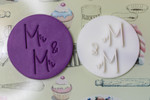 Mr. and Mr cookie cutter and embosser