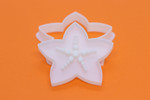 Mermaid, Seashell and Starfish cookie cutter fondant embosser set