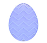 3 x Easter Egg cookie cutter and embosser set 2023 version