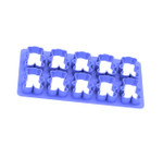 small teddy cutter, 10 multi miniature teddies cookie cutters