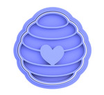 Honey and bee cookie cutter set, cookie embosser set, cookie stamp