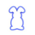Easter bunny cookie cutter set, bunny outline set, bunny cookie cutter