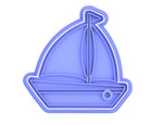 Nautical Sailing cookie cutter and embosser set