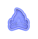 Caravan Hiking Camping cookie cutter and embosser set