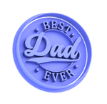 Best Dad Ever v2 Father's day cookie cutter and fondant embosser
