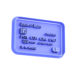 Bank of Mum cookie cutter and fondant embosser