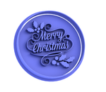 Merry Christmas cookie cutter and embosser
