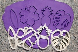 Tropical luau cutter and embosser set