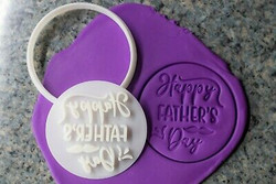 Happy Father's Day - style 3 cutter and embosser