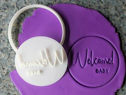 Welcome Baby cutter and embosser