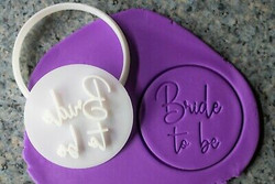 Bride to be engagement cutter and embosser