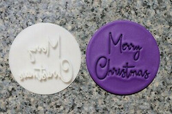 Merry Christmas - style 4 cutter and embosser