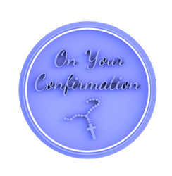 On Your Confirmation cookie cutter and embosser