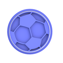 Soccer Ball cookie cutter and fondant embosser