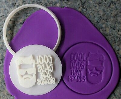 Cool Dads have beards cutter and embosser