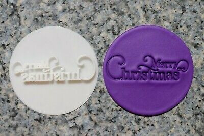 Merry Christmas - style 3 cutter and embosser