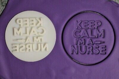 Keep calm I'm a nurse cutter and embosser