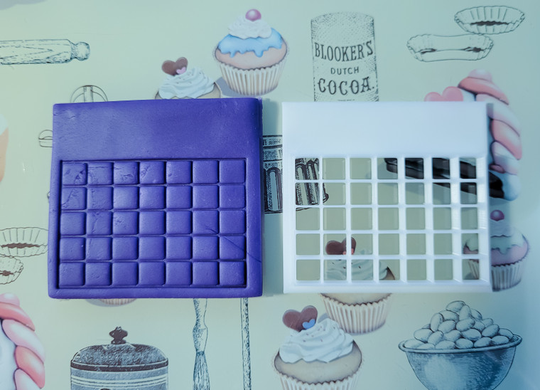 Calendar cookie cutter, fondant embosser, 3D Printed
